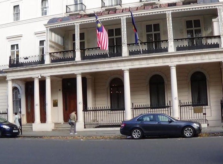 Malaysian High Commission in London.