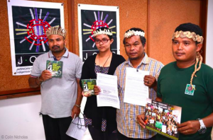 Indigenous representatives in Kuala Lumpur, Peninsular Malaysia
