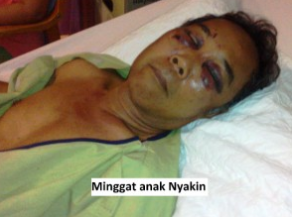 Minggat Anak Nyakin – beaten and strangled by gangsters in 2012.