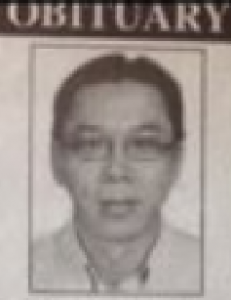 Frankie Chin's sudden death was reported in the Borneo Post last month.