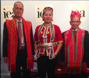 Posing as representatives of SALCRO "smallholders" at the IEA