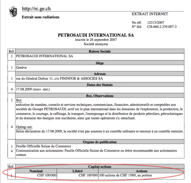 PetroSaudi's UK office in Mayfair did not open till after the 1MDB deal either