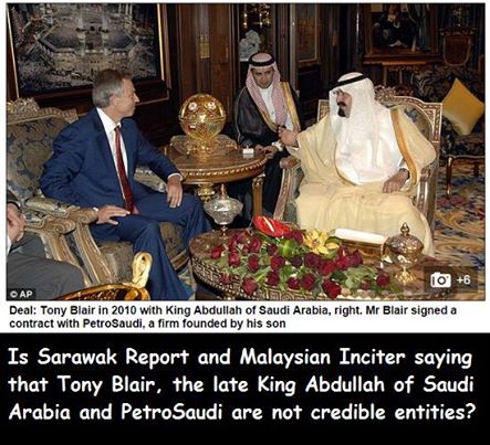Front man? Tony Blair's failure to check out PetroSaudi and his cash for access offers have landed him with more criticism this week in the UK