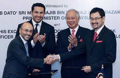 1MDB has concentrated on Middle Eastern connections but in which direction has the 'investment' been?