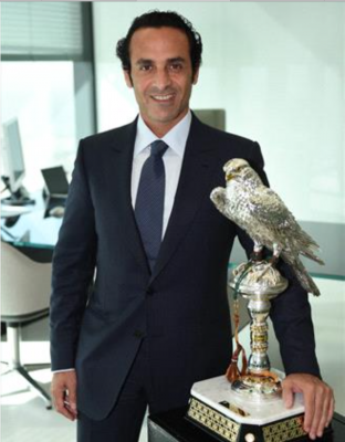 Khadem Al Quabaisi posing as the Chairman of CEPSA