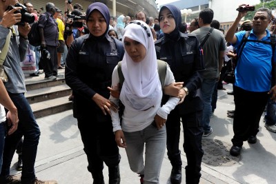 Another dangerous woman? Arrested today for attempting to protest at corruption in KL