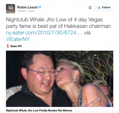 Las Vegas club writers were noting the friendship between 1MDB party boy Jho Low and Hakkasan boss (Khadem Al Qubaisi) back in 2010...