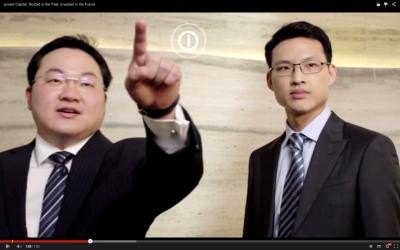 The brothers are joint stars in glitzy corporate videos for Jynwel