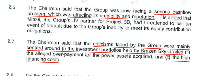 Time to use the Brazen Sky fund made up of the 'profits' from PetroSaudi!