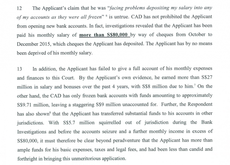 CAD confirms that BSI's claim about unpaid leave was untrue