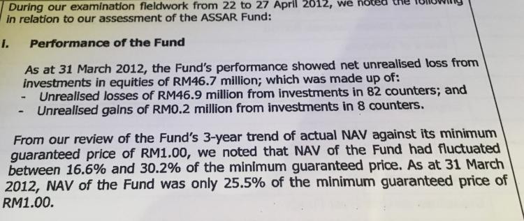 NAV reti nya NET Asset Value (iya nya rega aset beresi) – repot ari SS 2012