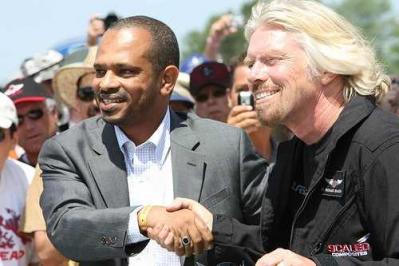 Al Husseiny ploughed Aabar money into Branson's Virgin Galactica, fronted by Leo di Caprio