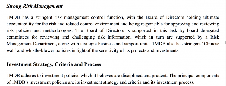 Strong management controls