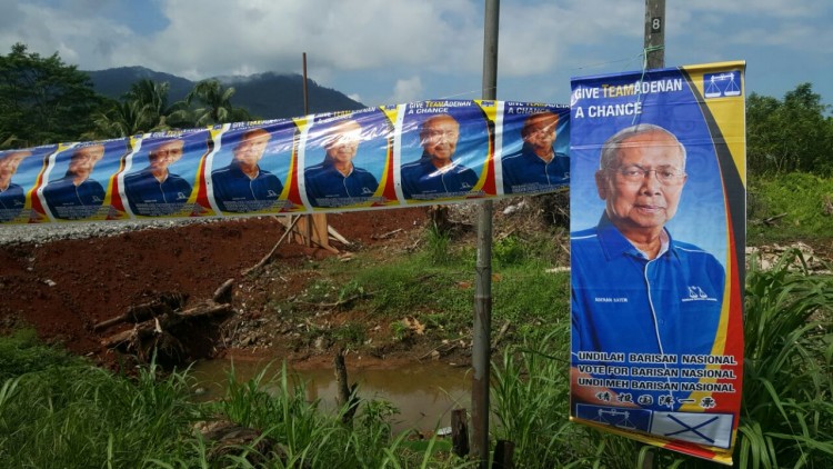 Adenan has been promoted as the 'Dear Leader' all over Sarawak at vast expense