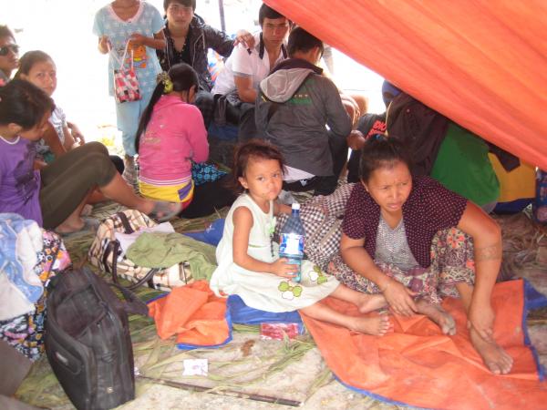 The Penan camped for 70 days to protest the plans