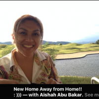 Daughter Aishah Geneid enjoys Japanese hideaway