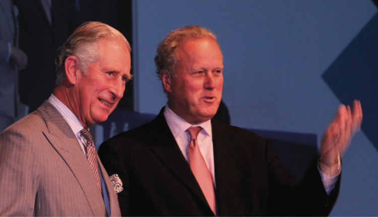 Marland with Prince Charles at the 'Commonwealth Business Forum' organised by his private company in 2016.  Charles visited Sarawak in November 2017