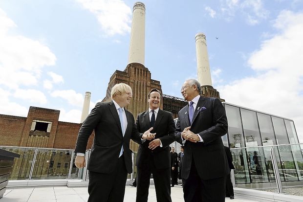 Former Mayor Boris Johnson, Cameron and Najib launched the project in 2012