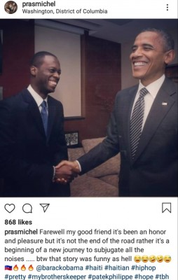 Close network - Pras's contacts with Frank White appears to have extended into the Whitehouse