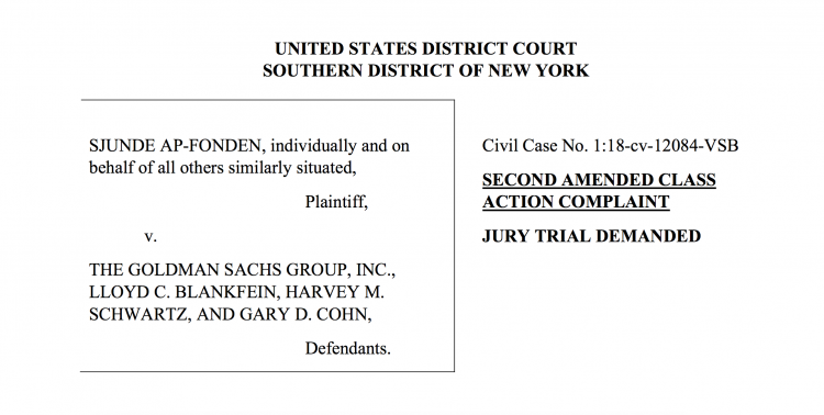 Deadly new indictment against Goldman Sachs
