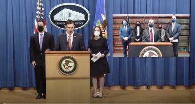 Announcing the settlement at the DOJ