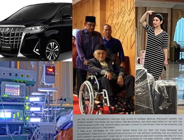 Taib “Absconded” At Midnight From Hospital ICU Against Doctors Orders By Raghad!